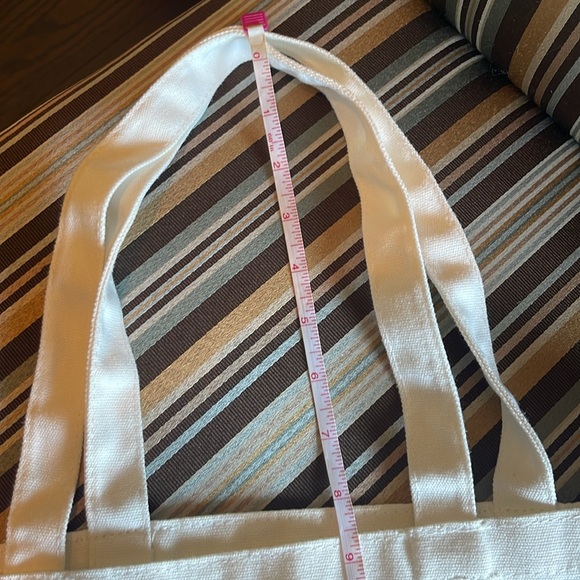 Super cute!! NWOT cat yoga cotton tote bag shoulder bag handbag - Picture 5 of 10